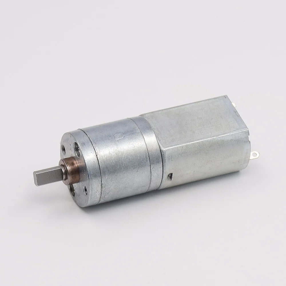 20mm 130 Gear Motor  DC 6V-24V 12V 15RPM Slow Speed Metal Gearbox Reduction Motor DIY Robot ATM Toy Electric Lock