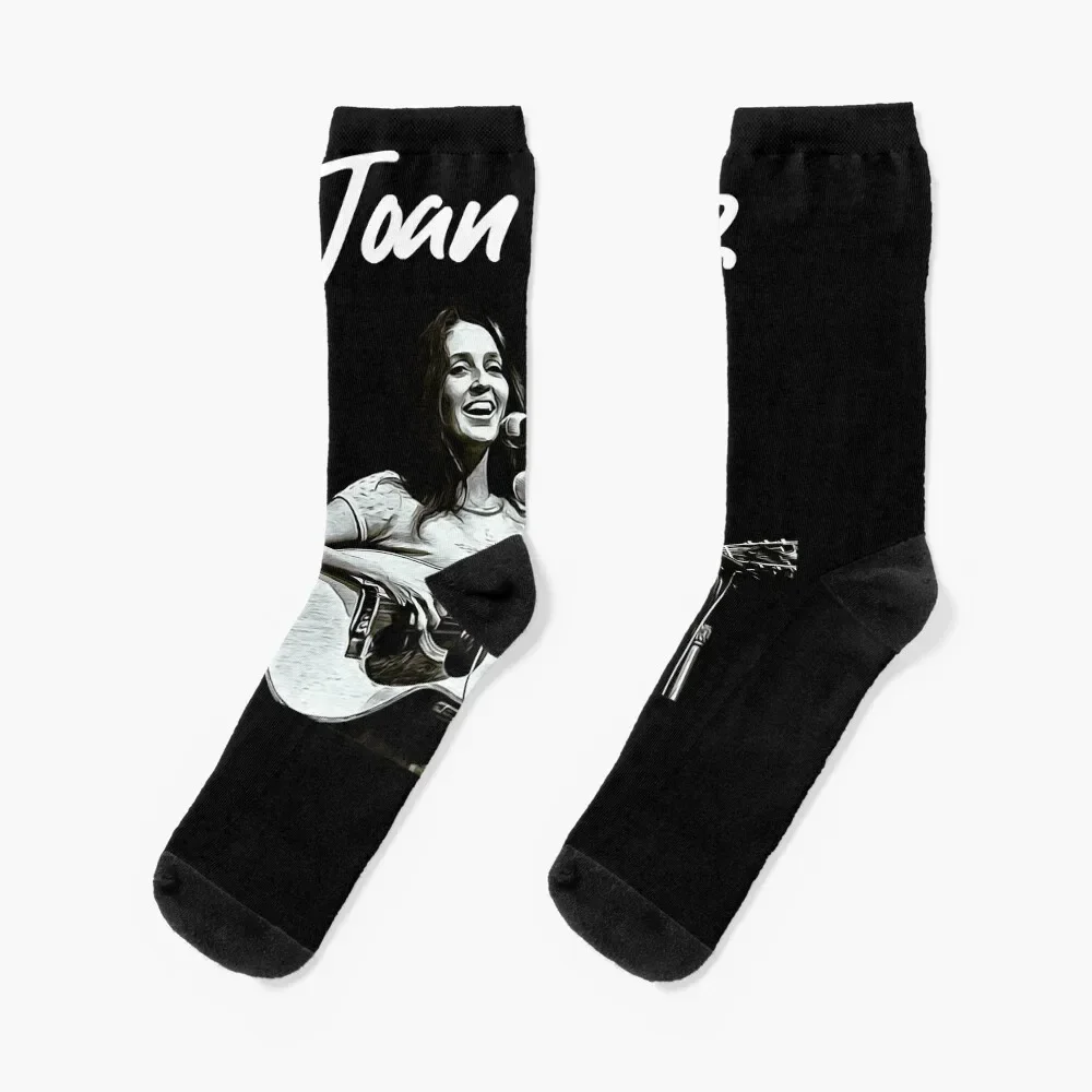 

Day Gifts Joan Baez Folk Music Cool Socks luxe snow sheer ankle Socks For Girls Men's