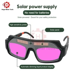 Automatic Darkening Dimming Welding Glasses Argon Arc Welding Solar Goggles Special Anti-glare Glasses Tools for Welders  Tools