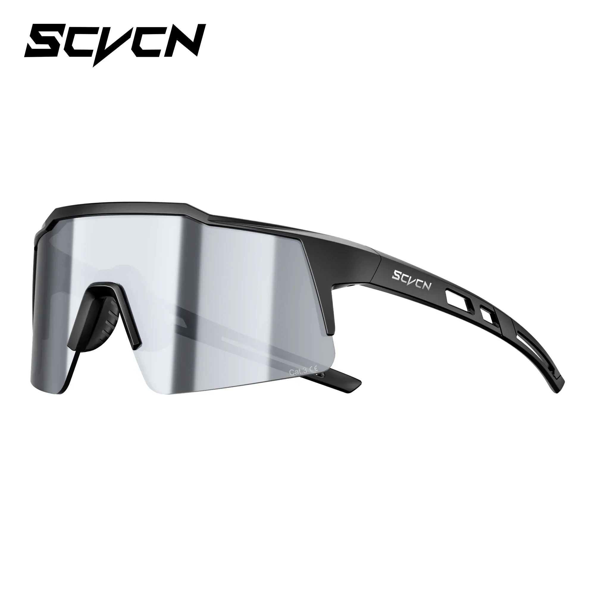 SCVCN Herren Photochrome Fahrrad-Sonnenbrille, Wanderbrille, Fahr- und Angelbrille, Damen Reise-, Golf-, MTB-, Fahrrad- und Pickleball-Brille – Detail 2