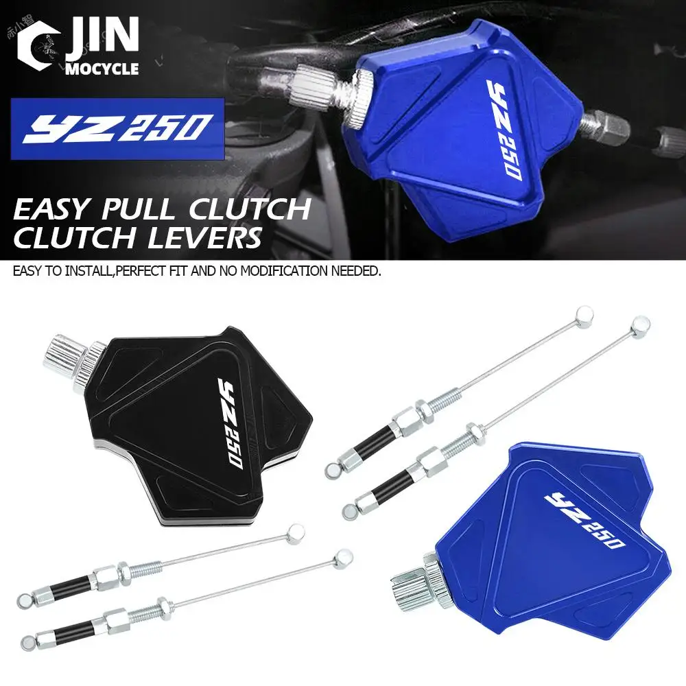 

CNC Motorcycle Stunt Clutch Lever Easy Pull Cable System For yamaha YZ250 YZ 250 2001-2019 2018 2017 2016 2015 2014 2013 2012