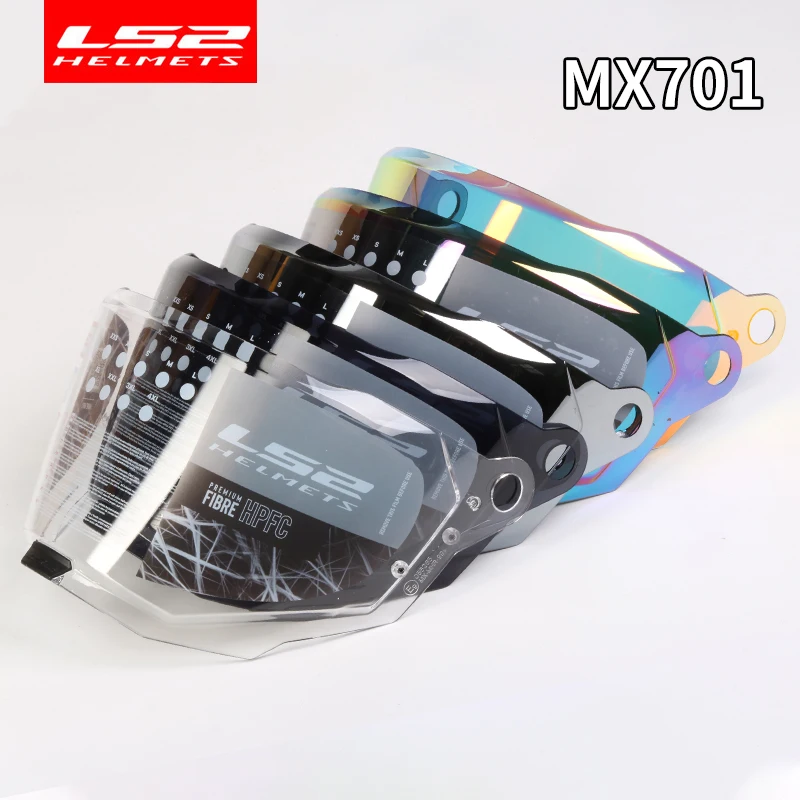 

Original LS2 MX701 Helmet Visor for LS2 EXPLORER Rally Off-road Motorcycle MX701 Helmets Extra Replace Shield Lens