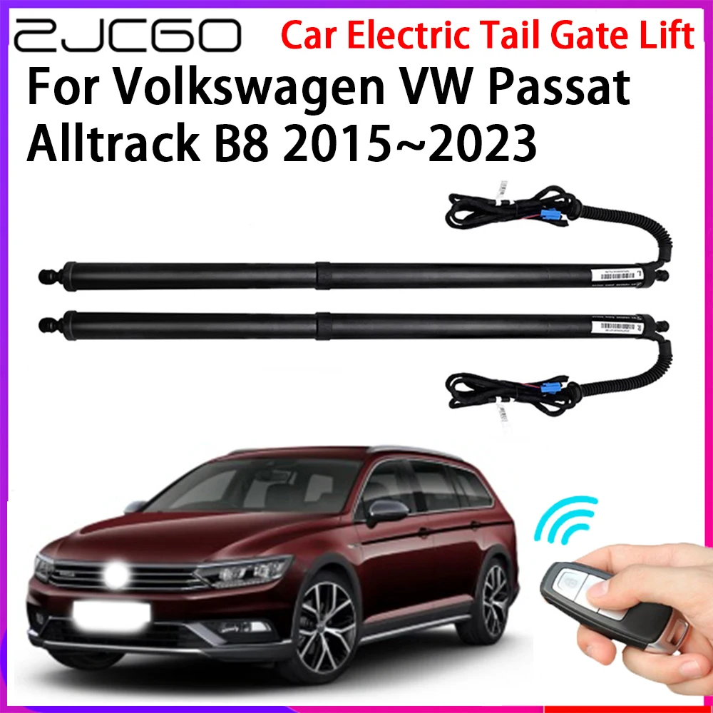 ZJCGO Car Automatic Tailgate Lifters Electric Tail Gate Lift Assisting System for Volkswagen VW Passat Alltrack B8 2015~2023