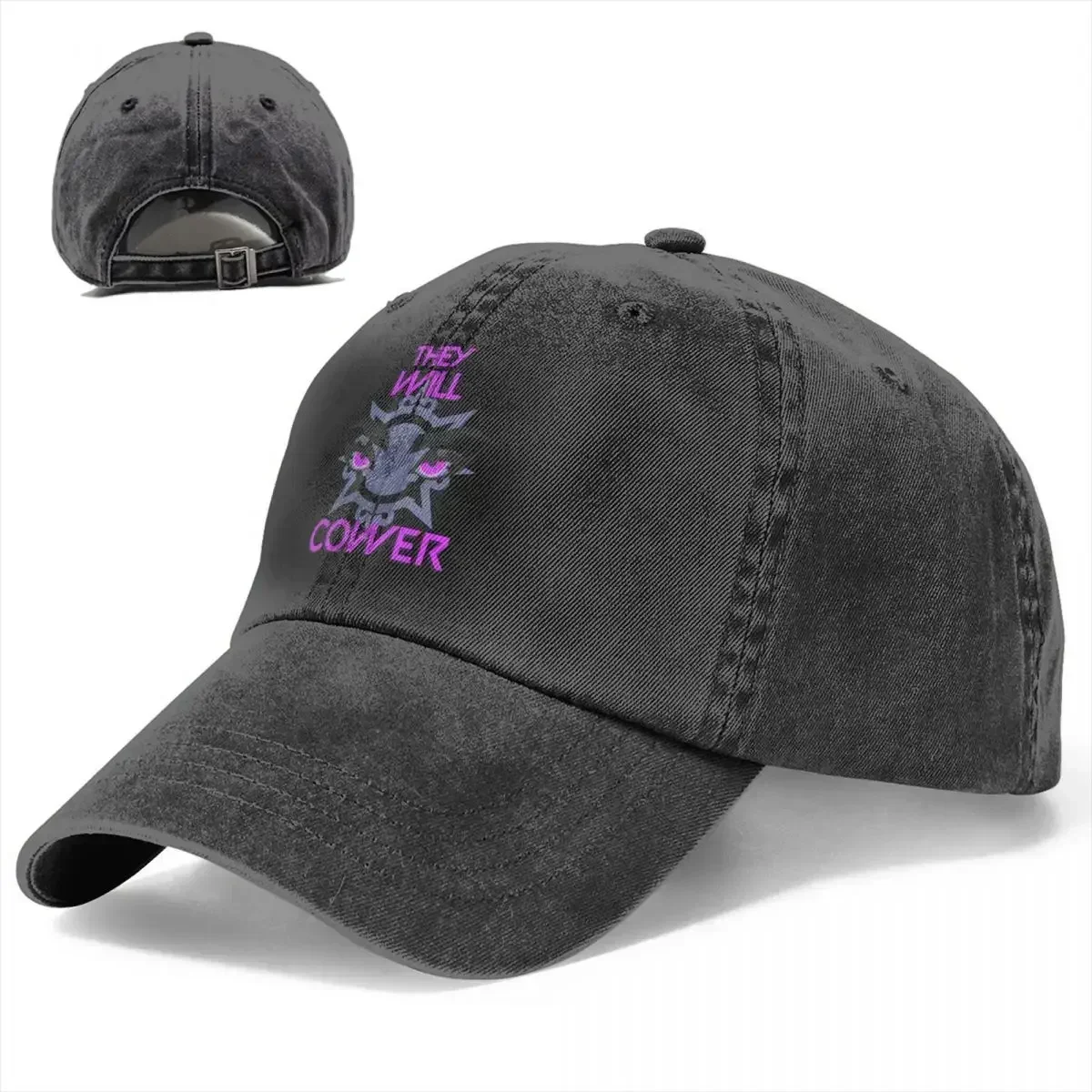 New Washed Men's Baseball Cap Empress Trucker Snapback Cow Caps Dad Hat Valorant Agents Game Golf Hats