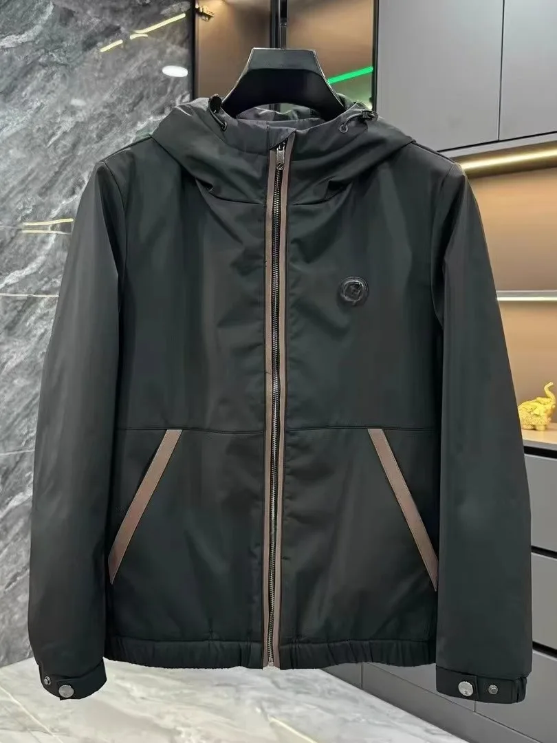 

Faionable High-Quali Hooded Jaet Men's Trendy Lightweight Casual Outdoor Coat Spring Autumn New Arrival Polyester Fabric