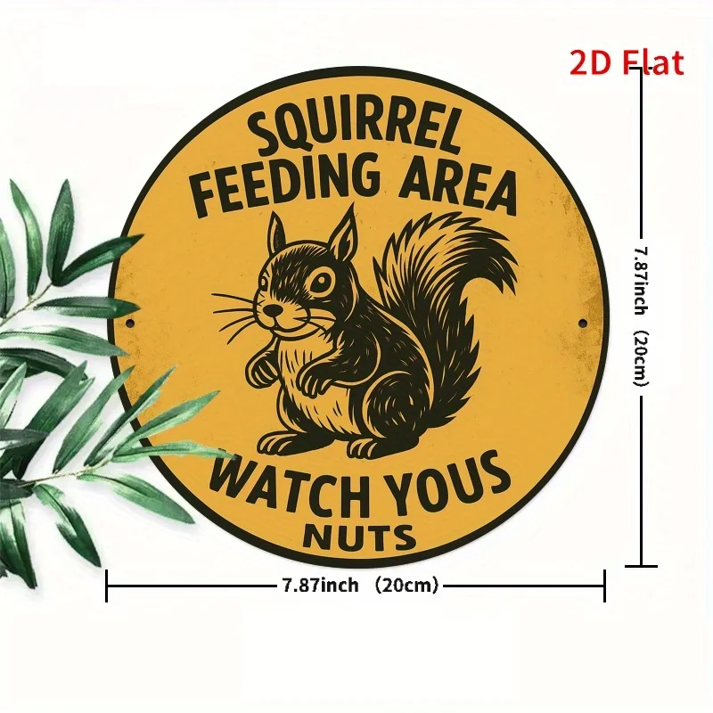 2D Flat - [2D Flat] 2D Printed Wall Art Featuring Fun And Motivational Quotes in a Vintage Style - Please Ensure Nut Safety in T