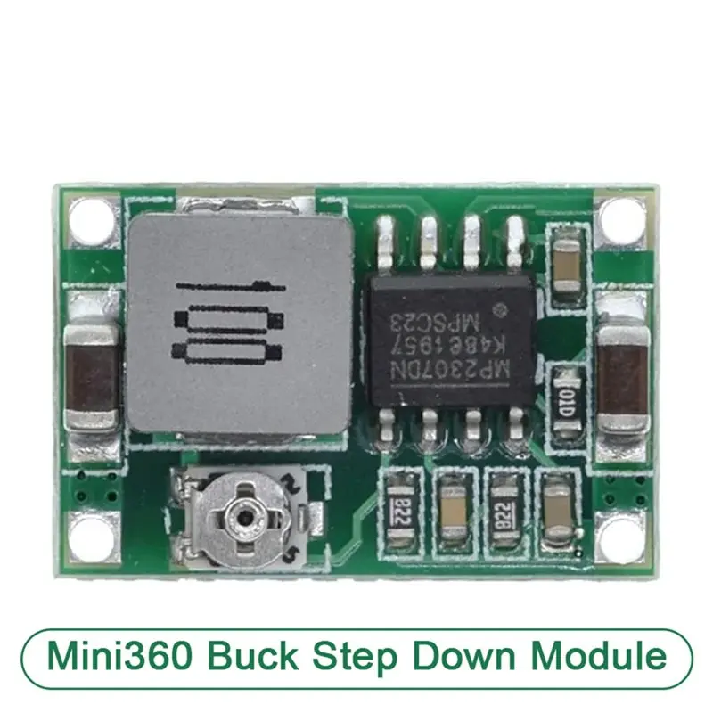 [A93Z!】 HM Buck Converter 10PCS Mini360 DC-DC Step Down Power Supply Module 4.75-23V Input/1-17V Output 340Khz Mini-360