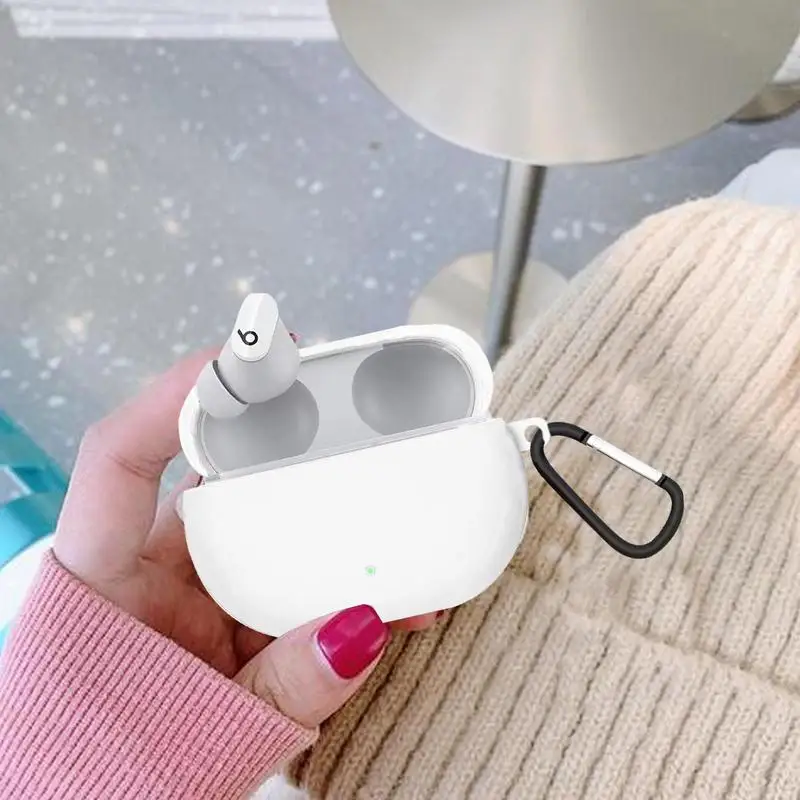 Capa De Silicone Para Beats studio buds Capa Protetora Para Beats studio buds Silicone Líquido Funda Shell