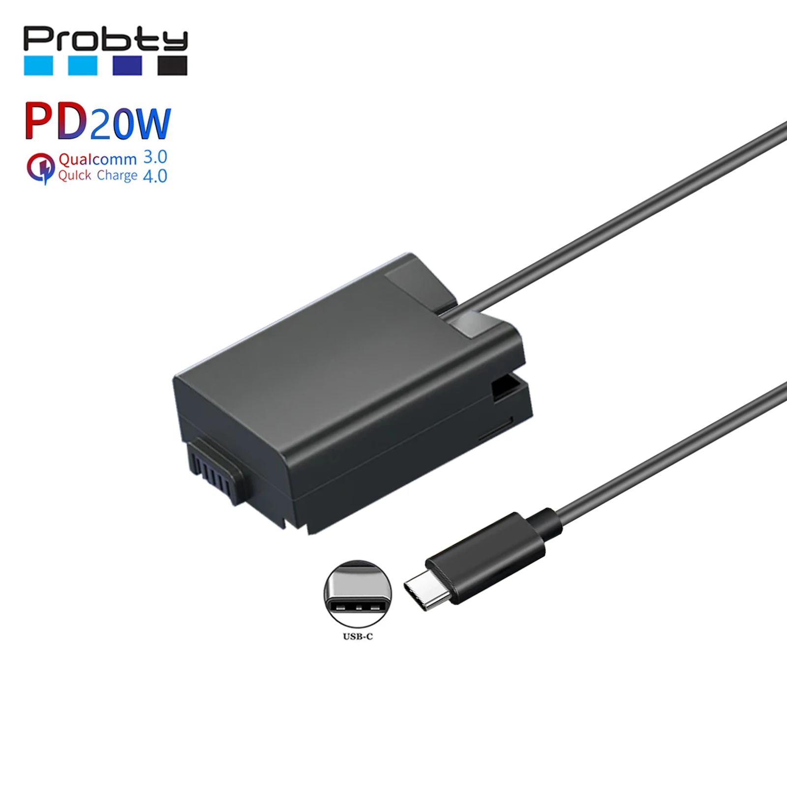 PD20W USB-C EP-5G EN-EL25 Dummy Battery Power Adapter For Nikon ZFC Z50 Z30 Camera Charger ENEL25 EP5G