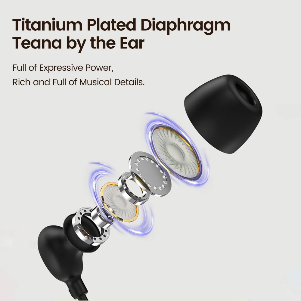 OLAF Tipo-C/3.5MM Silicone Sono Fones de ouvido com fio In-ear Handsfree com cabo Fones de ouvido com microfone Fones de ouvido de controle em linha