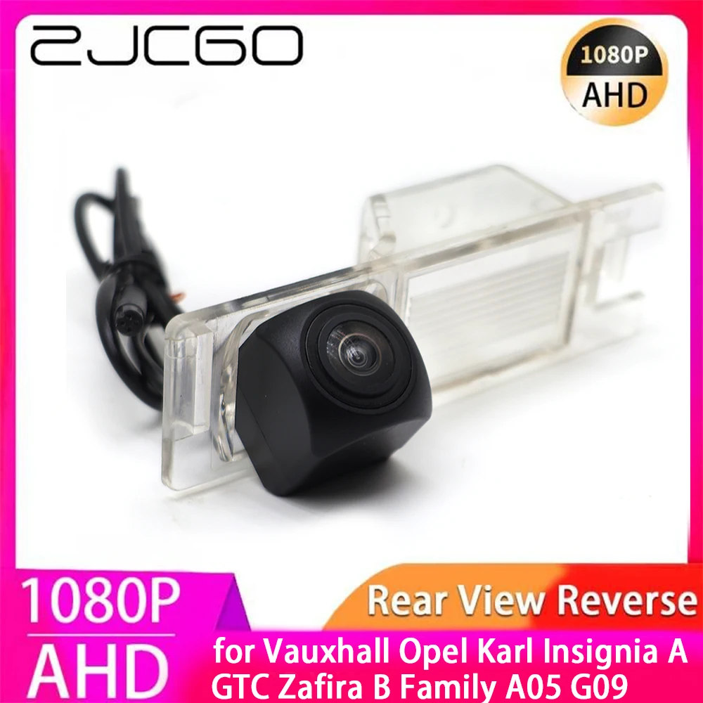 

ZJCGO AHD 1080P Parking Reverse Back up Car Rear View Camera for Vauxhall Opel Karl Insignia A GTC Zafira B Family A05 G09