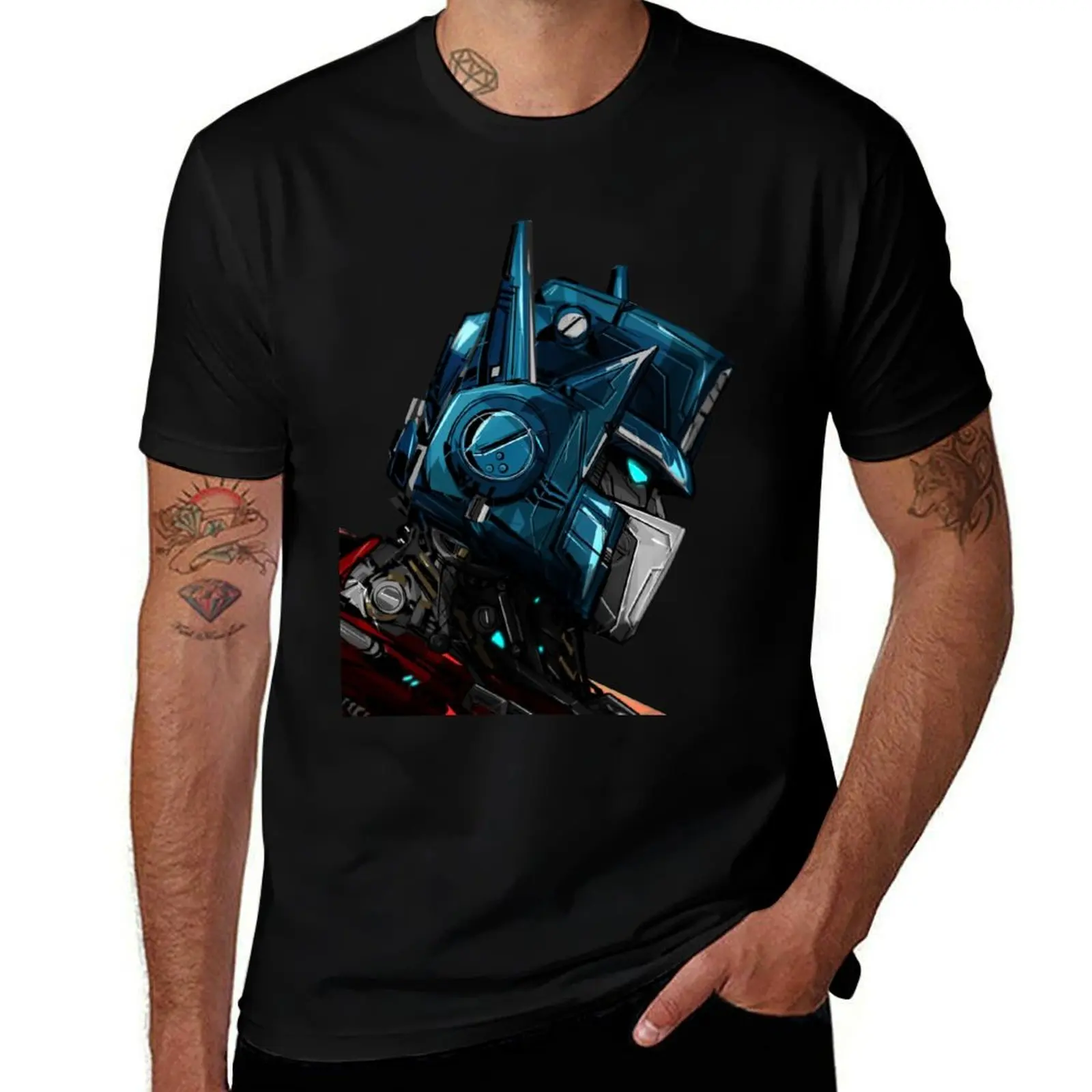 

Optimus T-Shirt t shirts for man graphic tees cotton t shirt pack man t shirt heavy cotton T-Shirt
