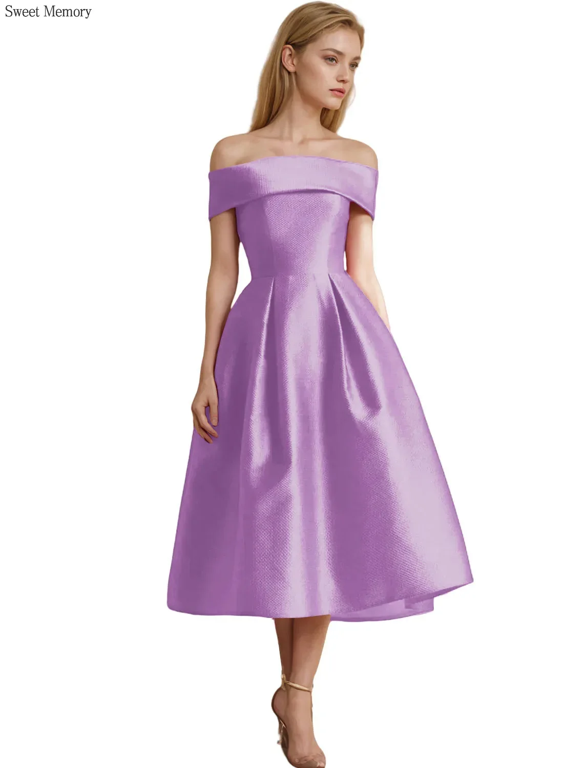 customized-satin-dresses-sweet-memory-formal-dress-princess-lilac-purple-red-white-black-green-blue-boat-neck-bridesmaid-dress