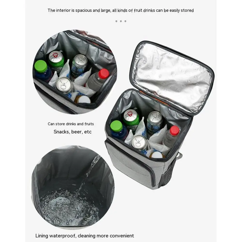 

Пивной термотермический рюкзак-холодильник, изолированный рюкзак-холодильник, герметичная большая вместительная сумка для пикника на открытом воздухе, сохраняющая свежесть