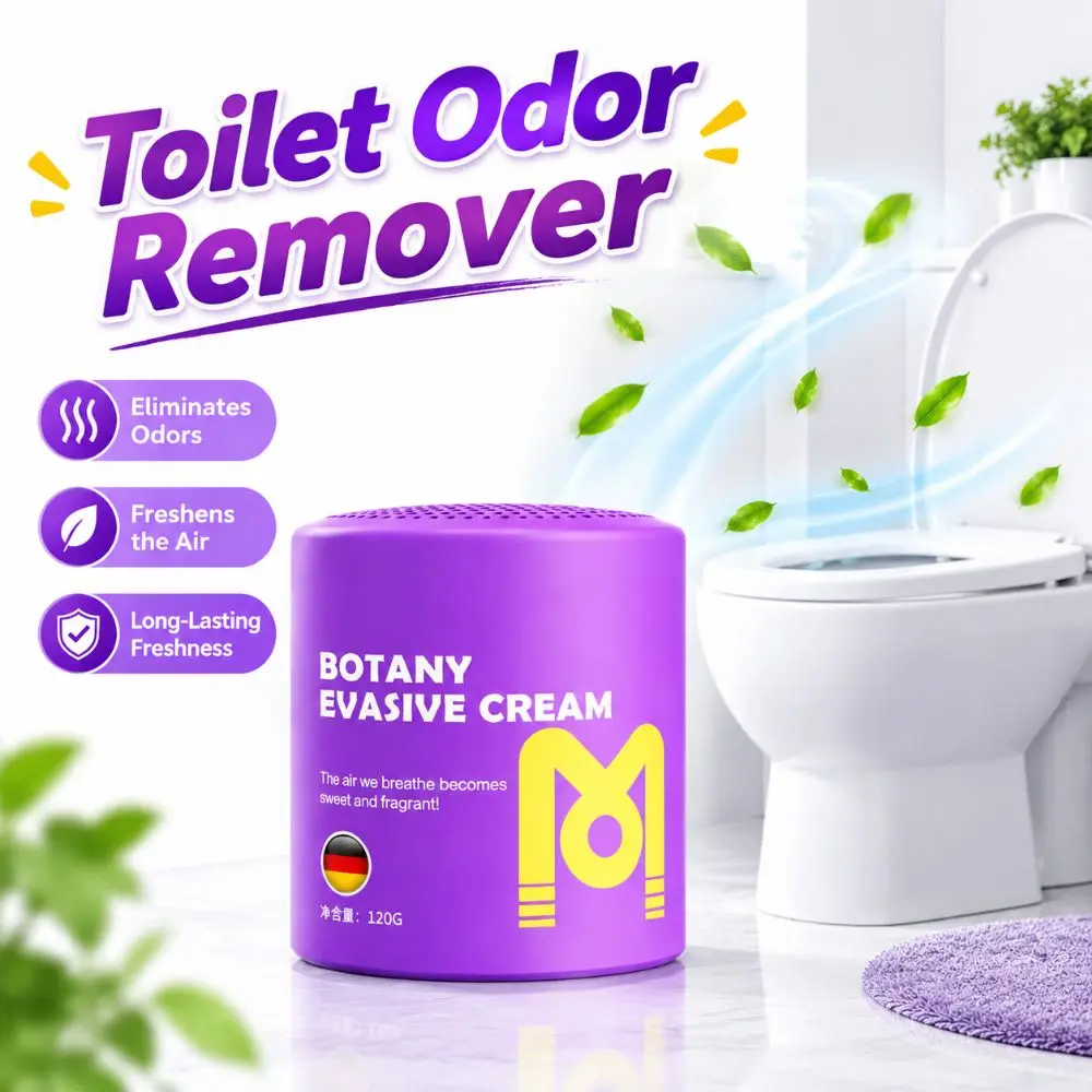 New Purple Toilet Odor Remover Botanical Fragrance Odor Eliminating Air Freshener Odor Neutralizer Bedroom