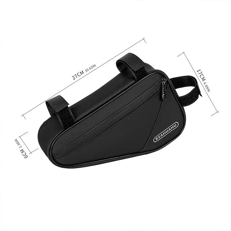 Triangle Frame Bike Bag Eco Friendly Materials Stable Fixation for Commuting and Packing Gear