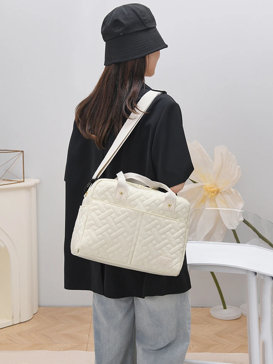Portable Diaper Bag for Mom Crossbody Handbag Multifunction Baby Stuff Storage Bag, Stroller Hanging Maternity Bag