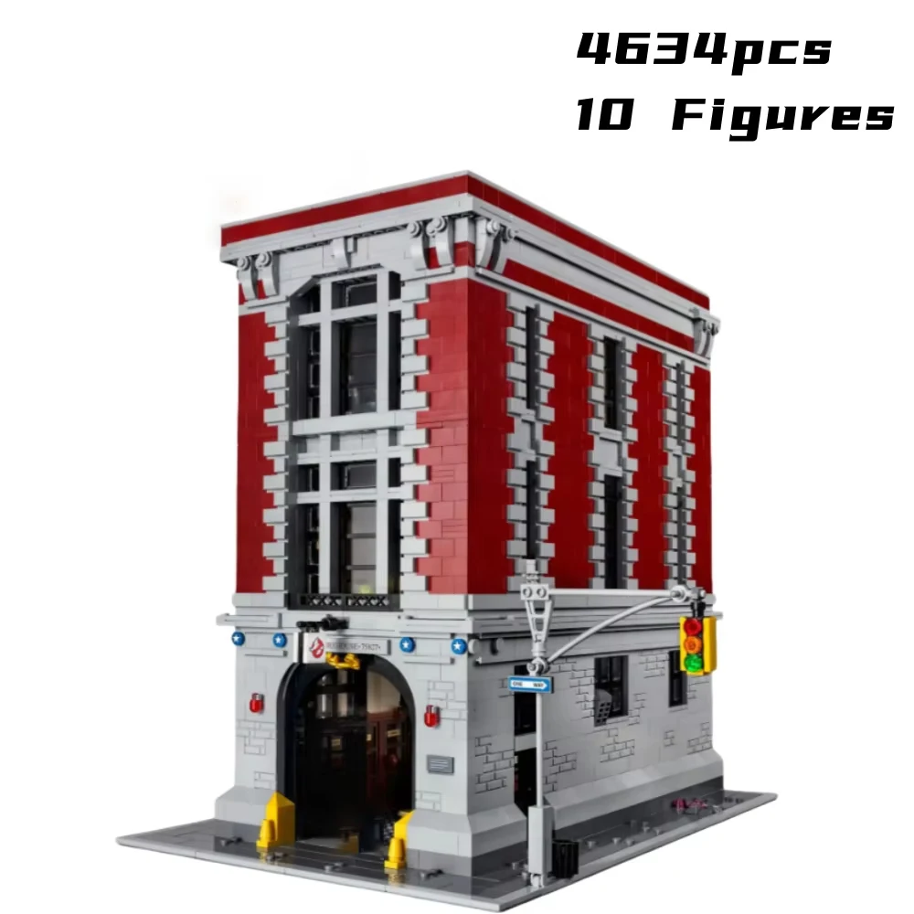 

NewStreet View Series Ghost Building 4634 шт. Модель Строительные блоки Fire Building Головоломка Сборка строительных блоков Подарок на день рождения