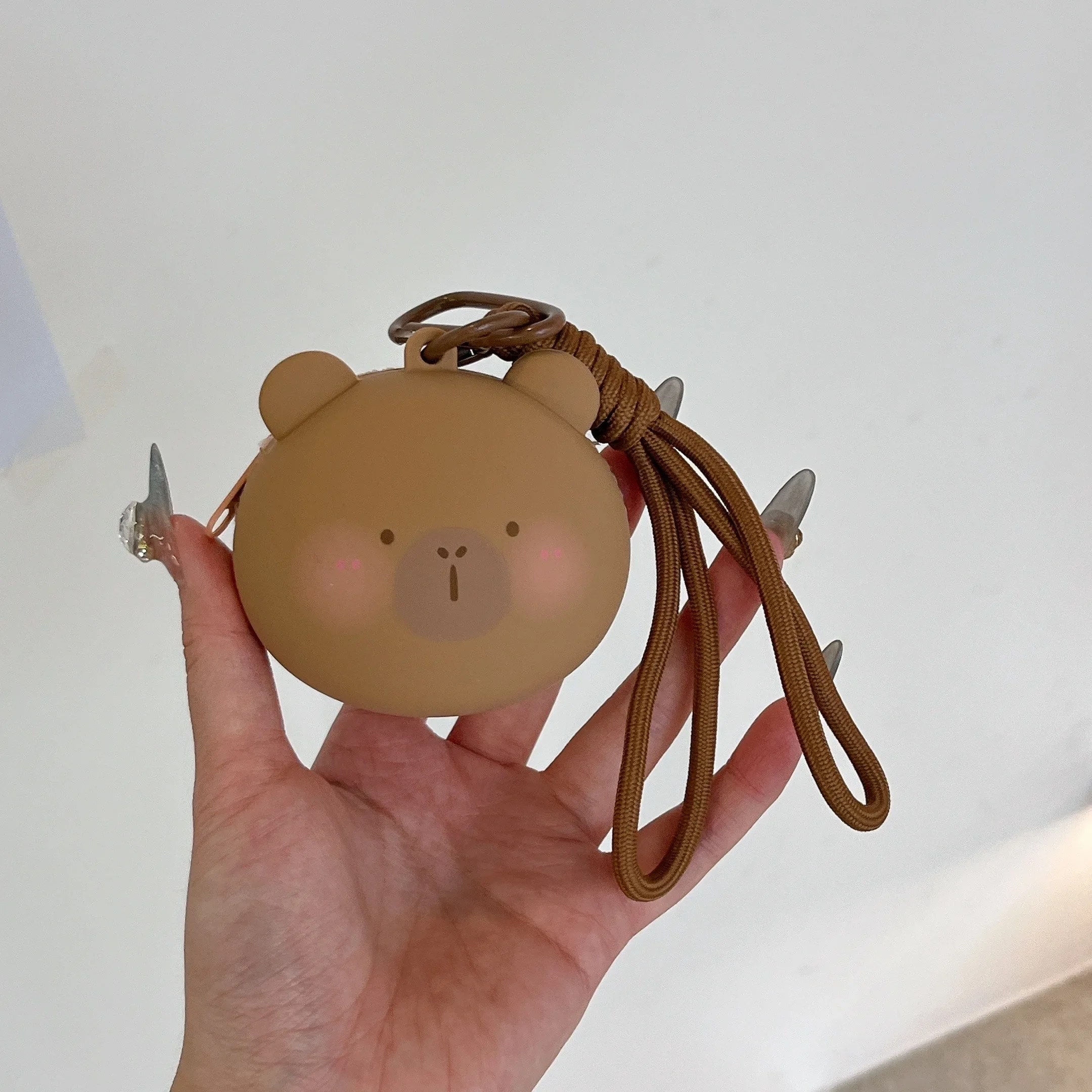 For QCY MeloBuds N70 Case 2025 New Anti-fall Earphone Protective Sleeve With Strap Keychain Bag Dustproof Silicone Shockproof