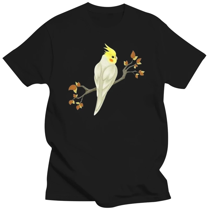 Charming Cockatiel Yellow  Women'S Novelty T-Shirt Free Style Tee Shirt