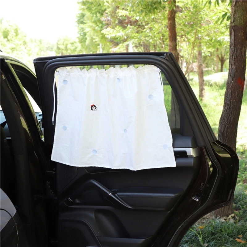 Car Isolation Curtain Auto Air-conditioning Sunshade Suction Cup Privacy Curtain