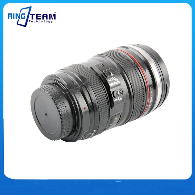 Portable Camera Lens Shaped Thermos Drink Mug Coffee Cup