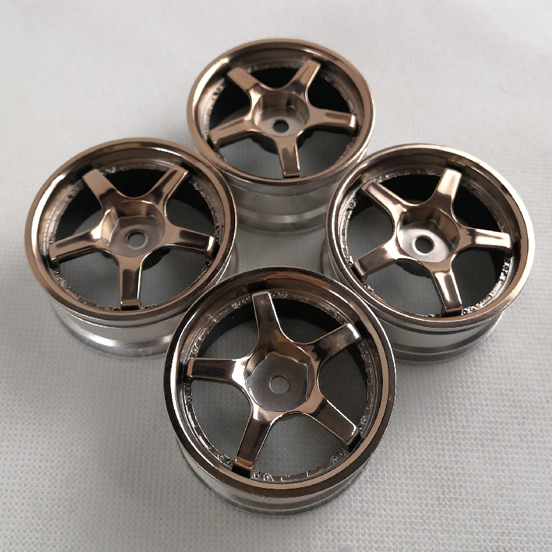 4pcs 3mm Offset RC Car 1/10 Scale Plastic Wheels Rims Drift On road Touring Model Hobby