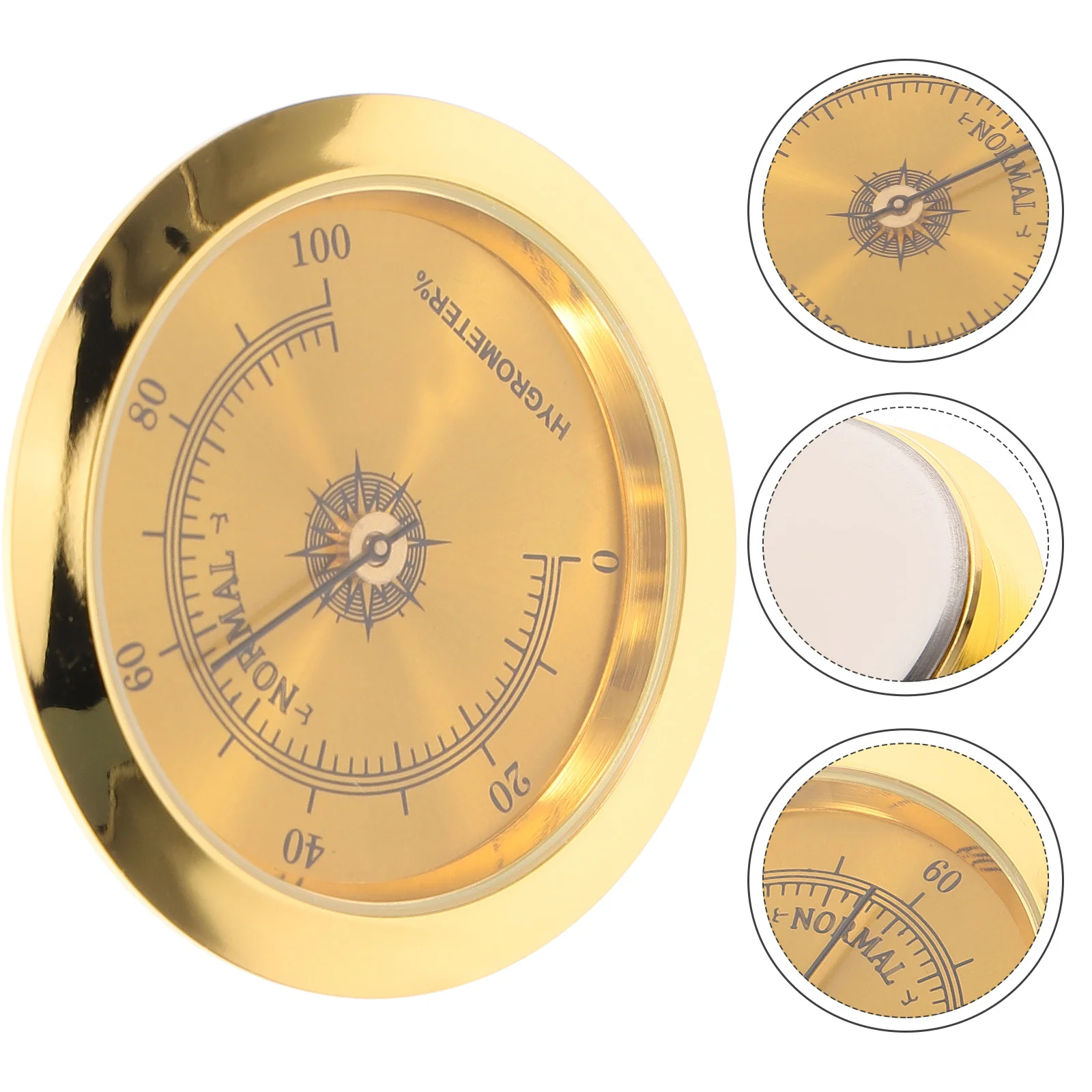 

Guitar Hygrometer Metal Compact Durable Mini Moisture Meter for Acoustic Guitar Case Accuracy Humidity Monitor