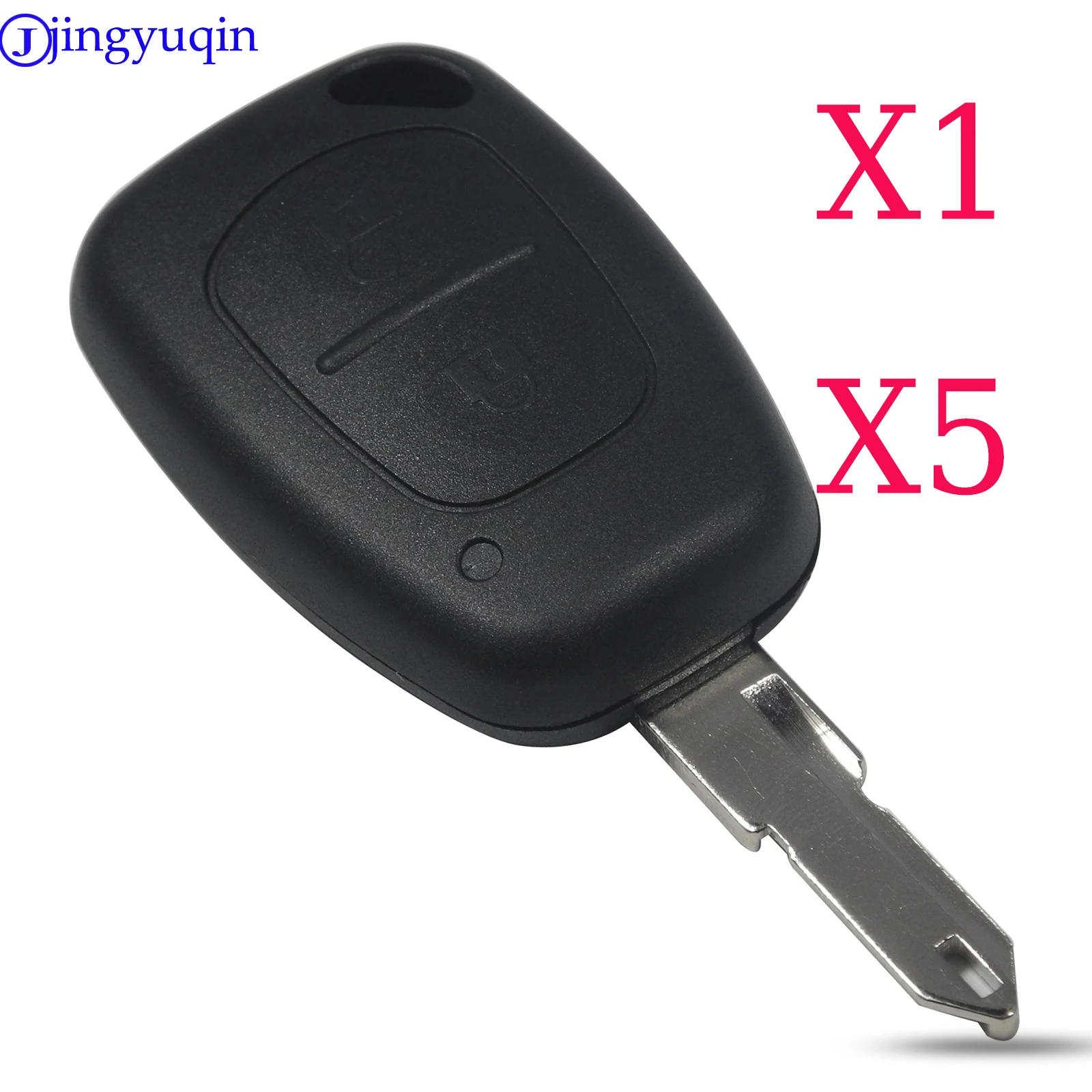 

Jingyuqin X1 X5 чехол для дистанционного ключа автомобиля, пустой чехол для ключа, замена для Renault Traffic/Master/Vivaro/Movano/Kangoo, автомобильные ключи
