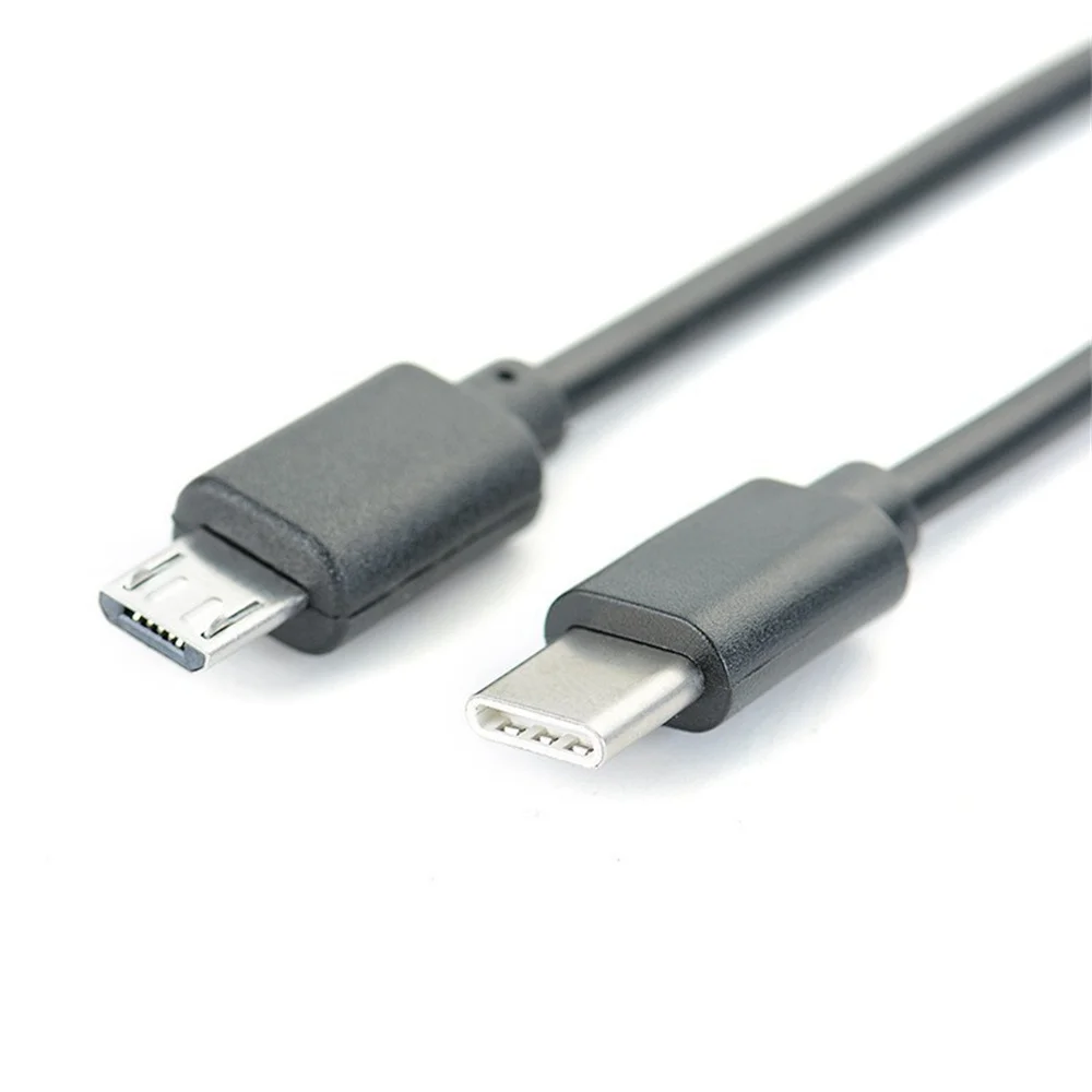 Cable de carga OTG tipo C a Micro USB macho, adaptador de sincronización para teléfono, alta calidad