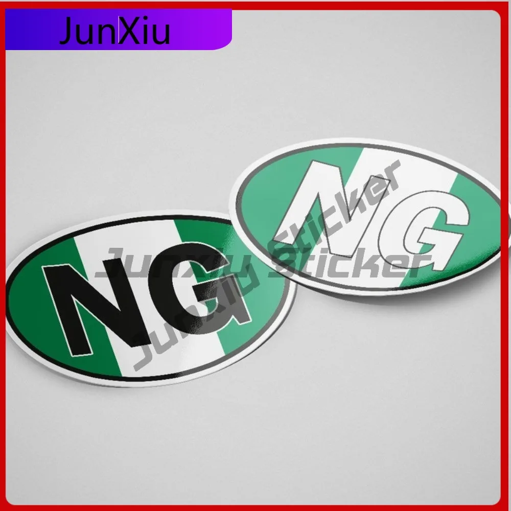 

Nigeria NG Sticker Funny Air Conditioners Outdoor Unique Motocross Campers Anti UV Scratch Resistant Vehicle Decor Auto
