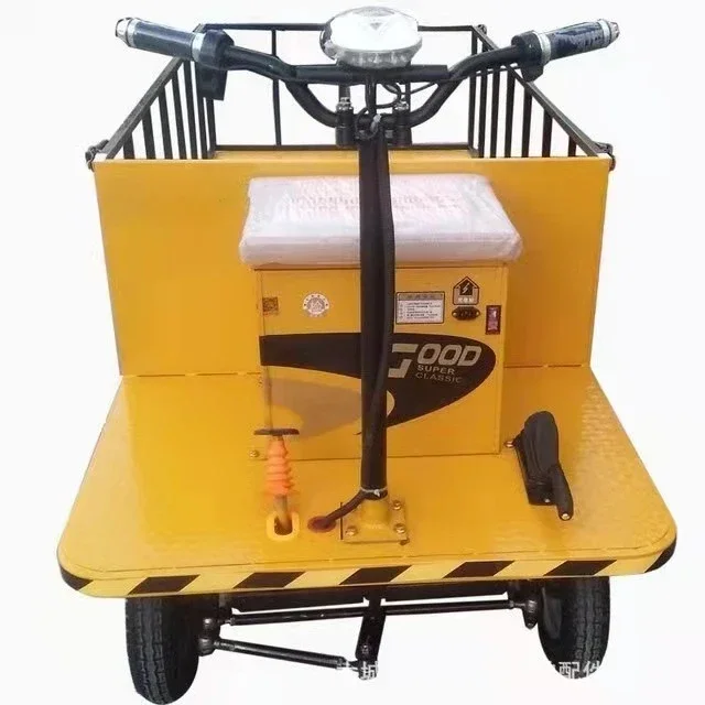 

New technology automatic factory wholesale high load flatbed trolley/Garden tool cart Multifunctional electric flatbed vehicle