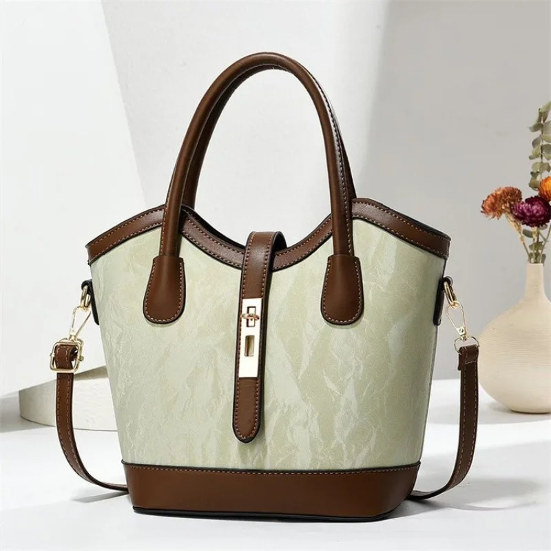 Sac à main élégant en cuir pour femmes, fourre-tout classique populaire, sacoche de marque de luxe de styliste haut de gamme