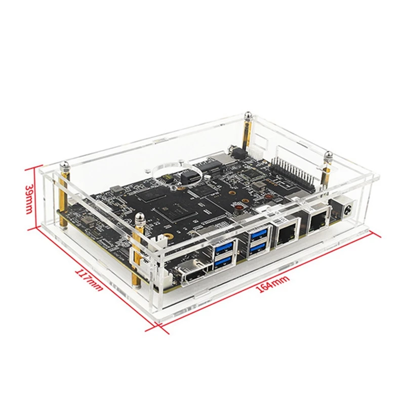 Pour carte de développement BPI-F3 Bananapi + boîtier Spacemit K1 8Core RISC-V 2G LPDDR4 8G EMMC 2.4G/5G Wifi BTéclairé Carte mère