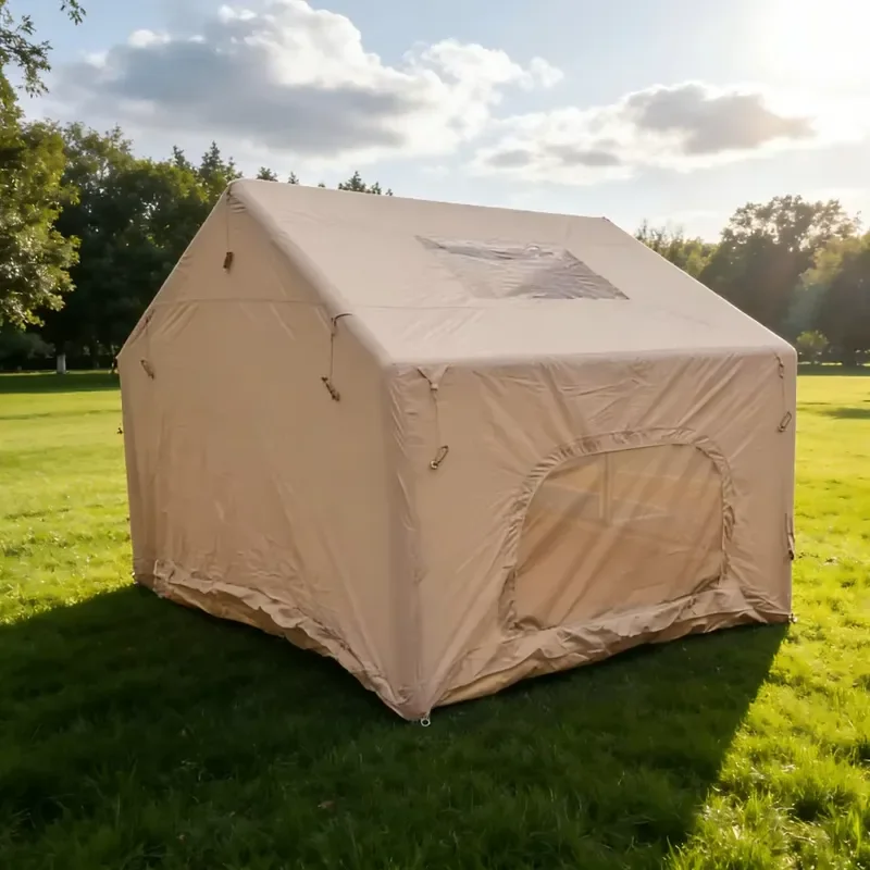 Factory Price Light Weighting 300D Oxford Waterproof Air Tent With Skylight for Outdoor Camping and Events