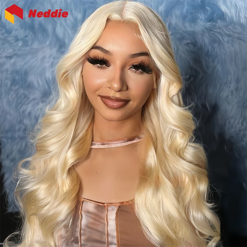 30 Inch 613 Blonde HD Lace Front Body Wave Wig 100% 13x6 200 Density Colored Human Hair Brazilian Cheap Wigs on Clearance Sale