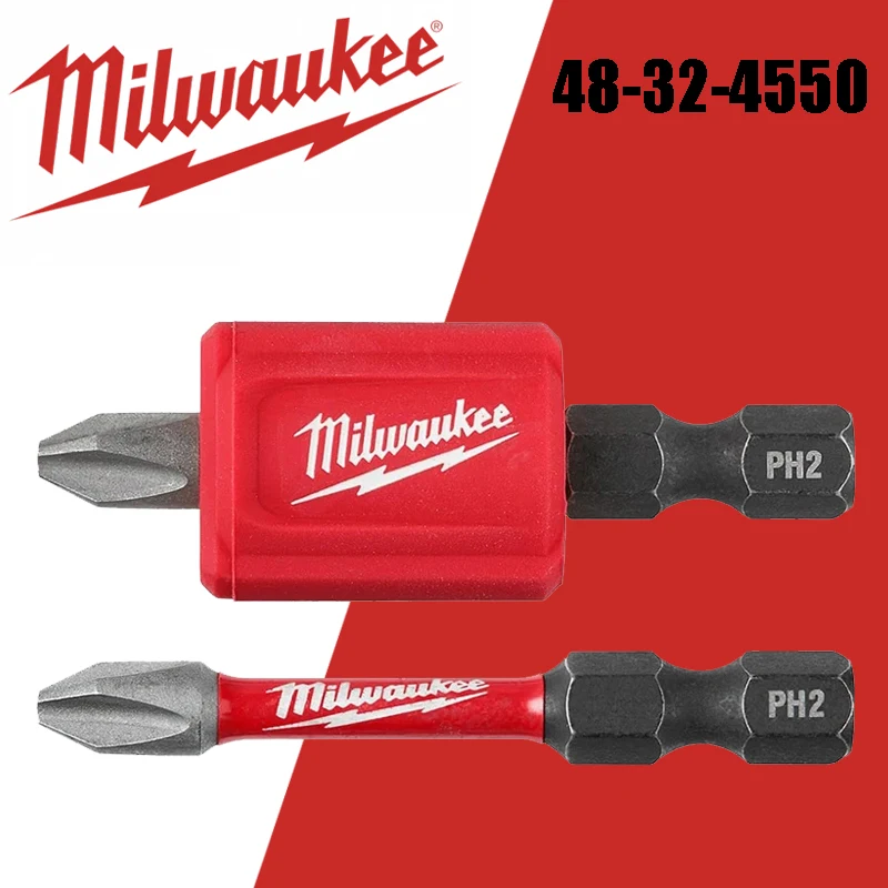 Magnetic Ph2 Impact Drill Bits Conjuntos de Acessórios Magnéticos Acessórios para Ferramentas Elétricas Milwaukee 48324550