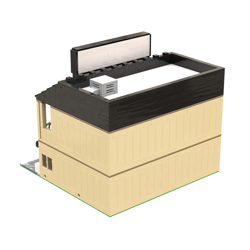 2258 pièces Blocs de construction modulaires personnalisables MOC Motel Vue sur la ville Technologie Éducatif DIY Jouet d'assemblage pour garçons Cadeau