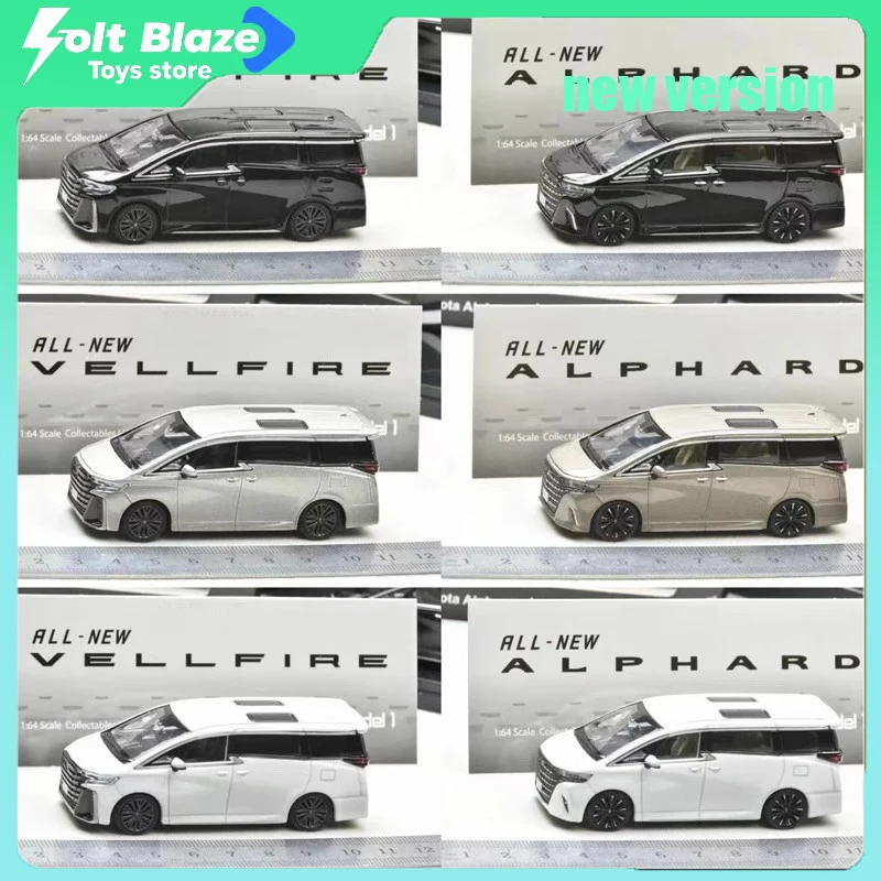 

Model 1 1/64 Toyota Vellfire Alphard Alloy Car Model Simulation Static Room Display Cars Model Collectible Cars Boy Toys Gifts