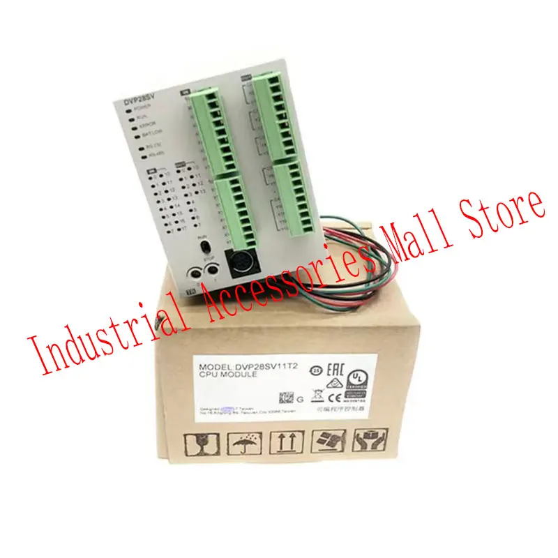 New Original PLC Controller DVP28SV11T2 DVP28SV11R2 One Year Warranty