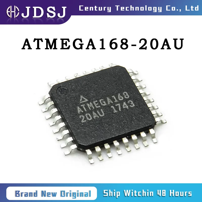 

5PCS/10PCS/50PCS/100PCS ATMEGA168 ATMEGA168-20AU QFP32 MCU Microcontroller IC