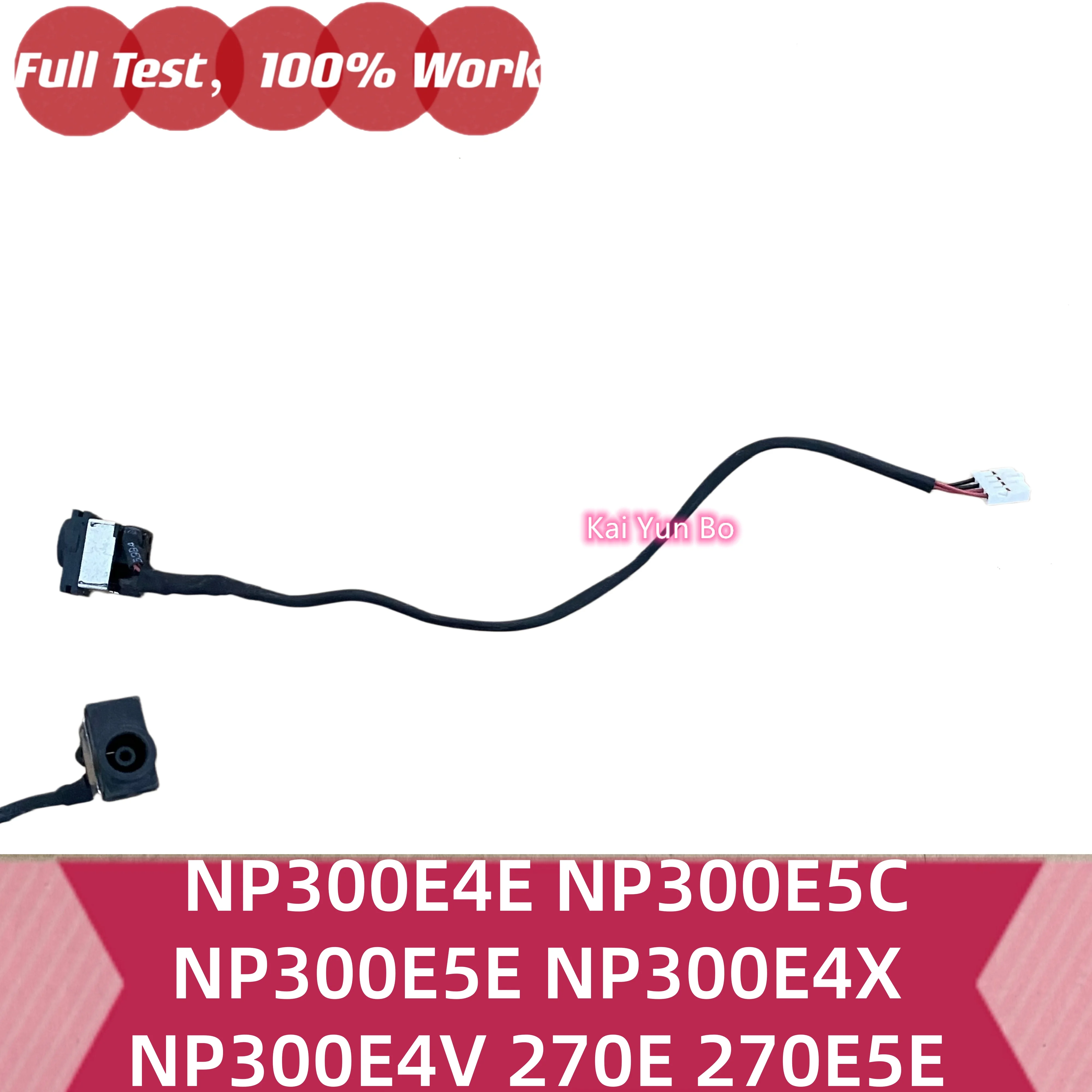 Cabo de Conexão de Energia DC IN para Samsung NP300 NP305 NP300E4E NP300E5C NP300E5E NP300 NP300E NP300E4X NP300E4V 270E 270E5E 300E