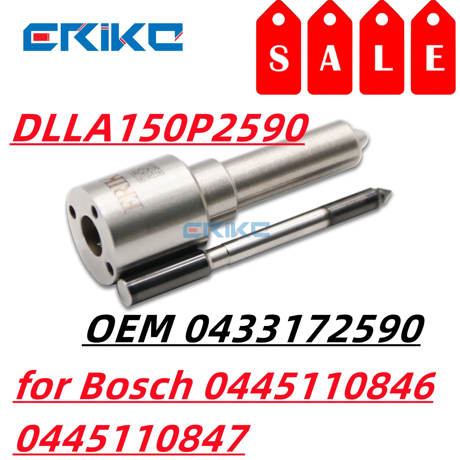 DLLA150P2590 Diesel Fuel Injector Nozzle DLLA 150 P 2590 Injector Repair Kits Nozzle 0433172590 for Bosch 0445110846 0445110847