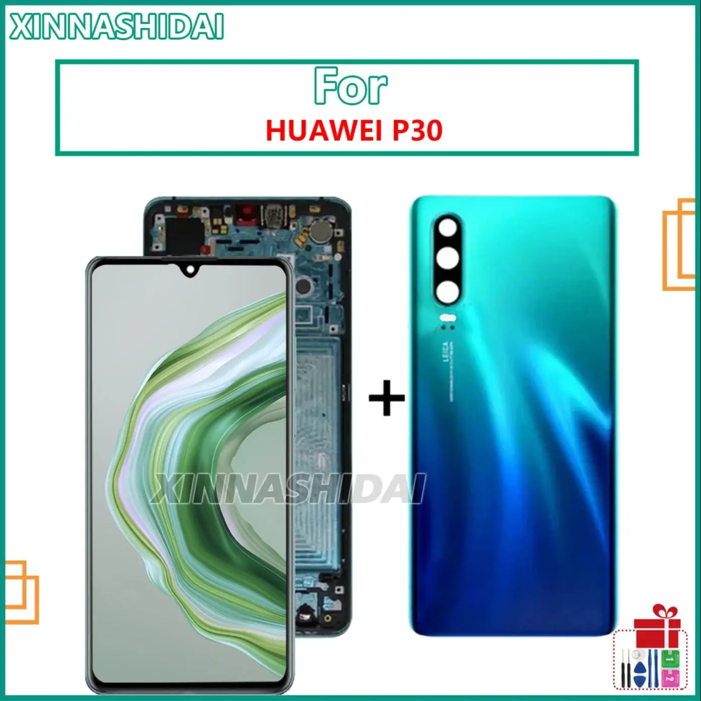 SUPER AMOLED For HUAWEI P30 LCD ELE-L29 ELE-L09 ELE-AL00 Display Touch Screen Digitizer Replacement Parts For Huawei P30 Screen