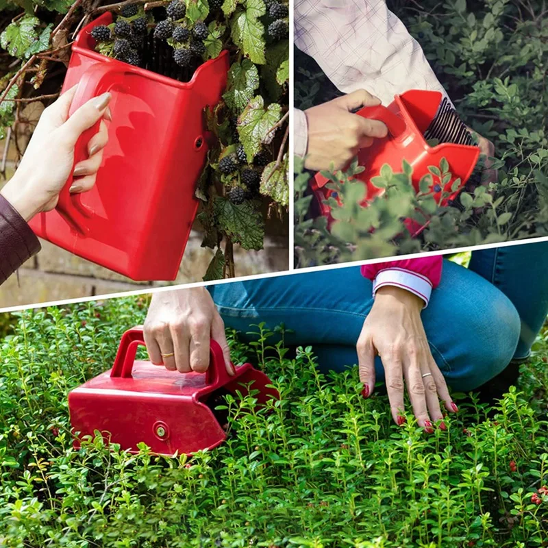 4 Pieces Of Picking Artifact Garden Tools With Handles Plastic+Metal Fruit Picker