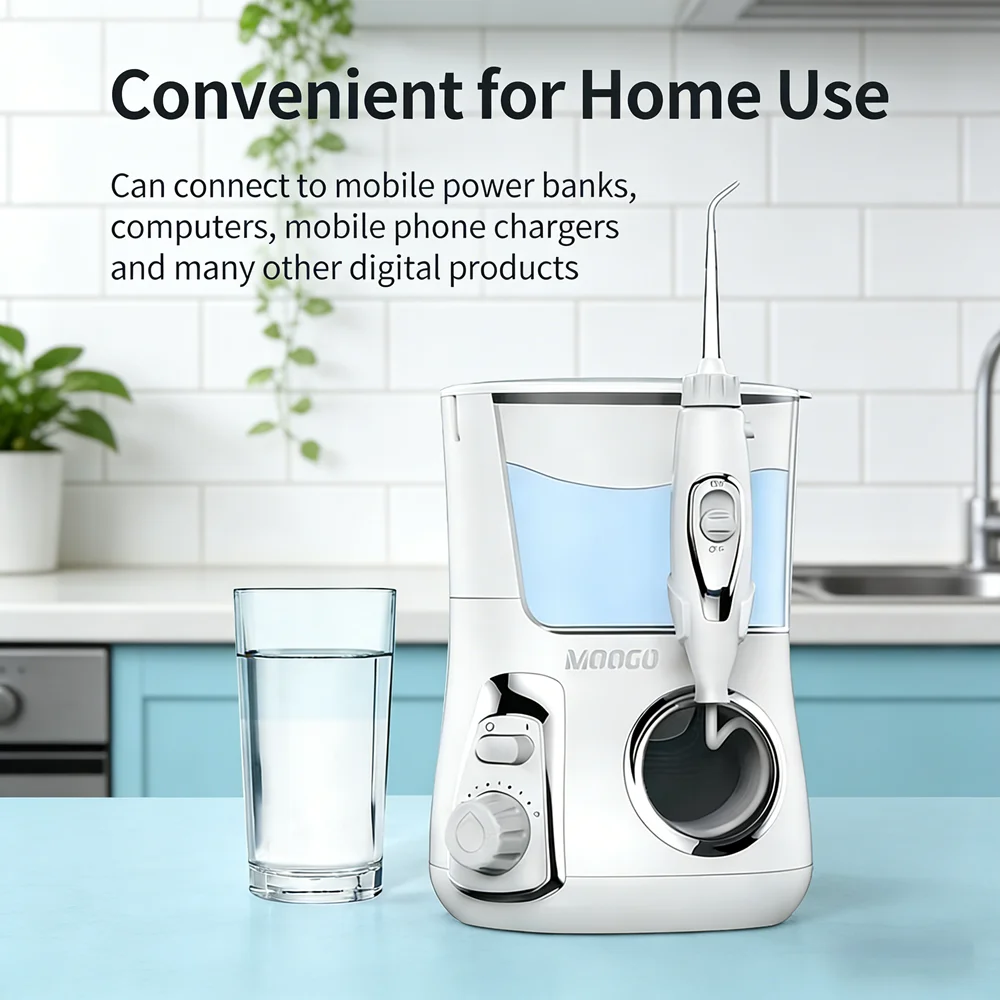 

5-Nozzle Countertop Home Oral Care Device, Professional Dental Spa for Daily Gum & Teeth Maintenance