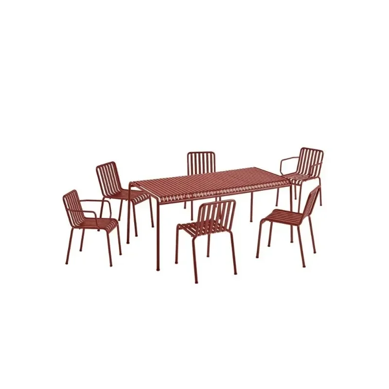 Outdoor table and chair combination milk tea shop dining table and chair outdoor leisure table cafe wrought iron