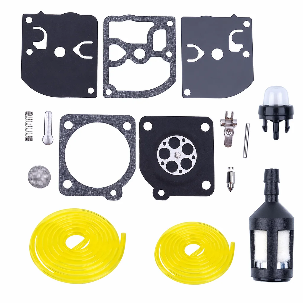 RB-39 Carb Kit with Fuel Line For McCulloch Silver Eager 2012-2016 2116 2318 MacCat Super 16 18 Homelite 250 Chainsaws