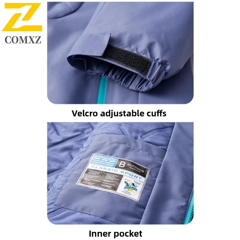 COMXZ 2025 Winter Graphene Lined Couples Jacket Waterproof Windproof Thick Outdoor Sports Warm Tactics Leisure Windbreaker