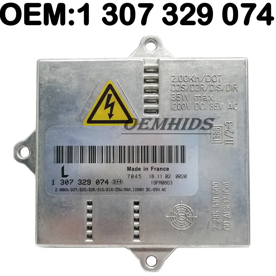 

Оригинальный модуль управления фарами Oemhids 63126907496 D2S D2R для BMW 3 серии E46, 6 серии E63 E64, X3 E83, ксеноновый балласт 1307329074